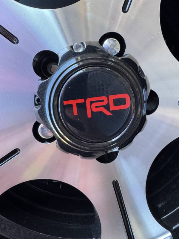 Black Hub Cap TRD