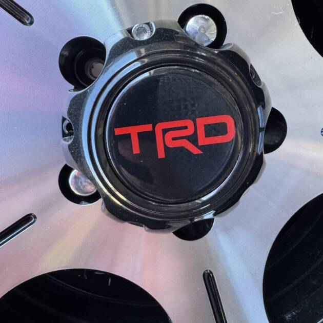 Black Hub Cap TRD