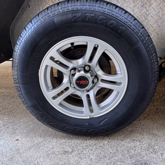 Silver Hub Cap