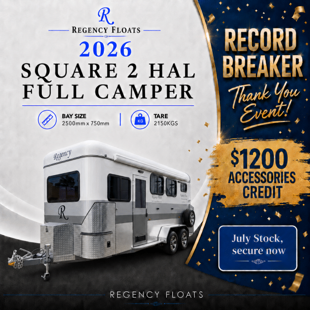 RF615| IN STOCK |Square 2 HAL Full Camper 2500mm x 750mm bays