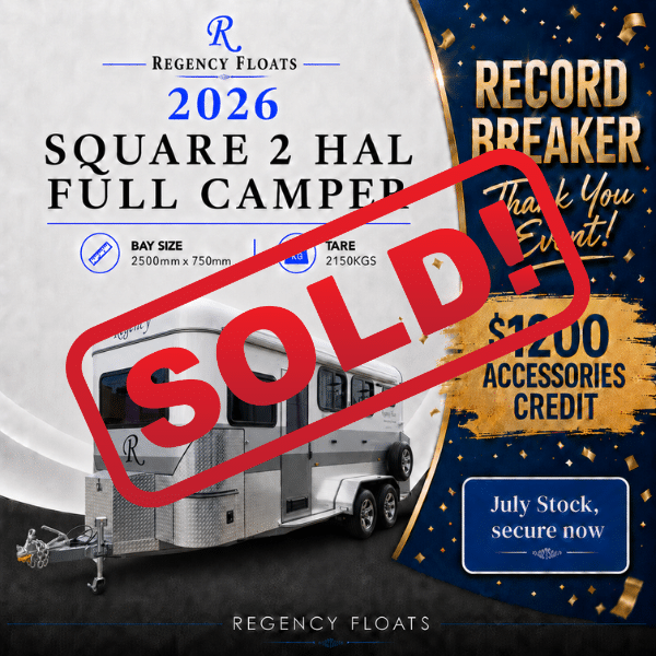 RF615| IN STOCK |Square 2 HAL Full Camper 2500mm x 750mm bays