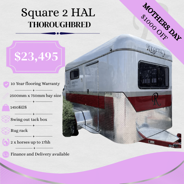 RF574| MAY STOCK | Square 2 HAL Thoroughbred 2500mm x 750mm bays