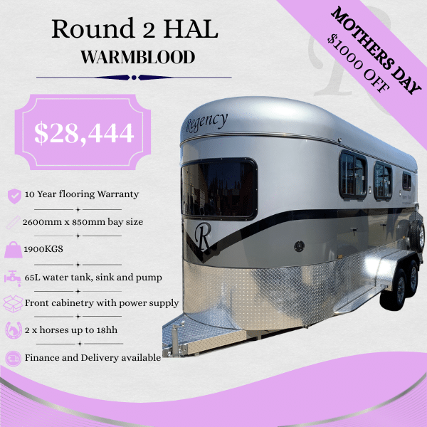RF576 | MAY STOCK | Round 2 HAL Standard Warmblood 2600mm x 720mm bays
