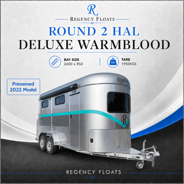 RF251 | IN STOCK | PREOWNED 2022 Round 2 HAL Deluxe Warmblood 2600mm x 850mm bays