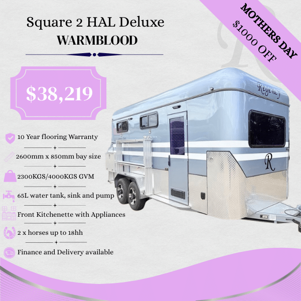 RF543 | IN STOCK | Square 2 HAL Deluxe Warmblood 2600mm x 850mm bays