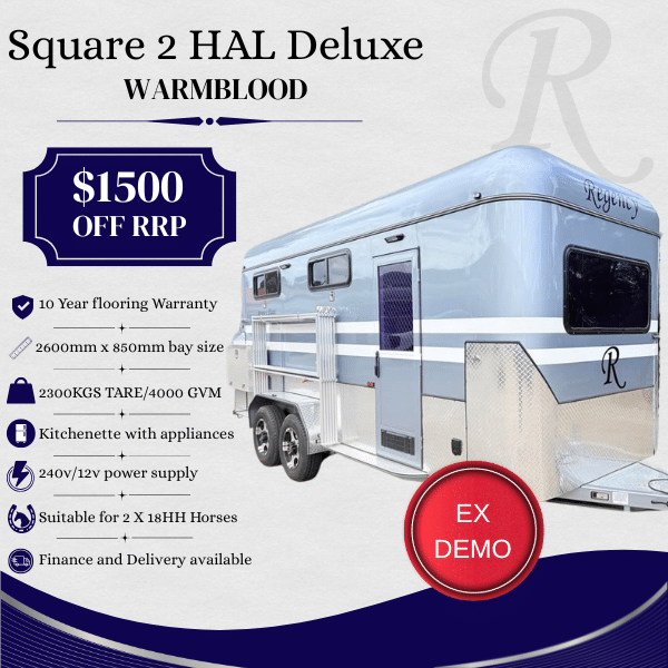 RF543 | EX DEMO | Square 2 HAL Deluxe Warmblood 2600mm x 850mm bays