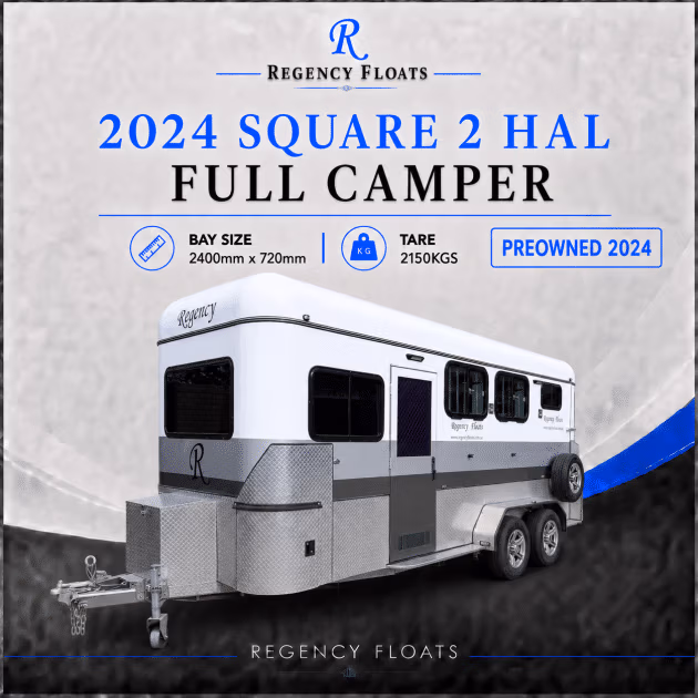 RF383| IN STOCK | PREOWNED 2024 Square 2 HAL Full Camper 2400mm x 720mm bay |