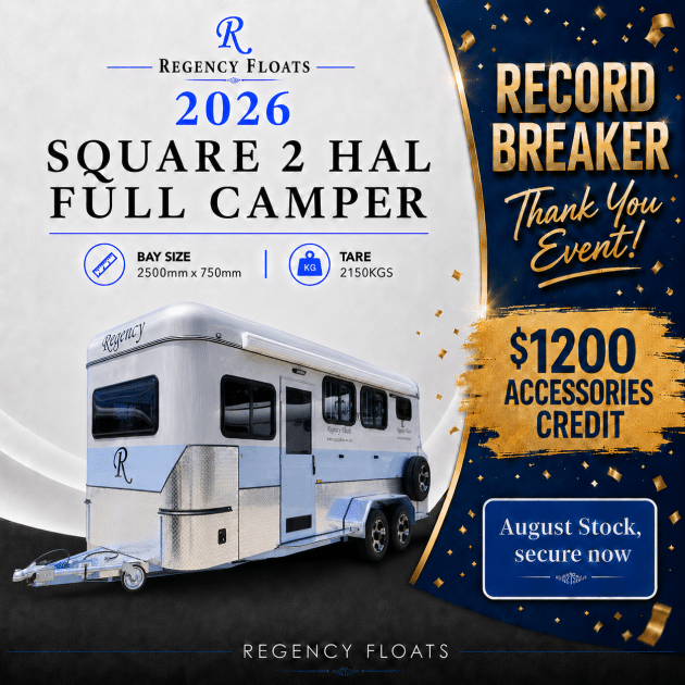 RF634 | AUGUST STOCK | Square 2 HAL Full Camper 2500mm x 750mm bay