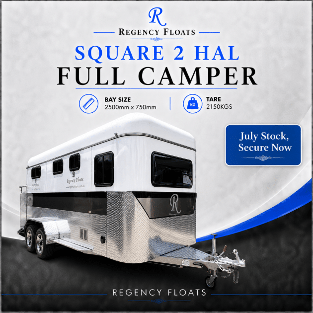 RF619 | JULY STOCK | Square 2 HAL Full Camper WARMBLOOD 2600mm x 850mm bay | Shower room