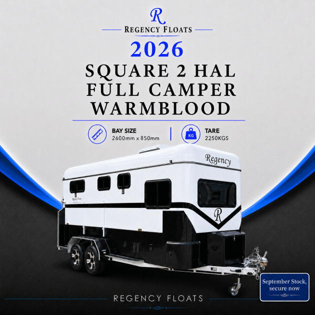RF645| SEPTEMBER STOCK | Square 2 HAL Full Camper 2500mm x 750mm bay |