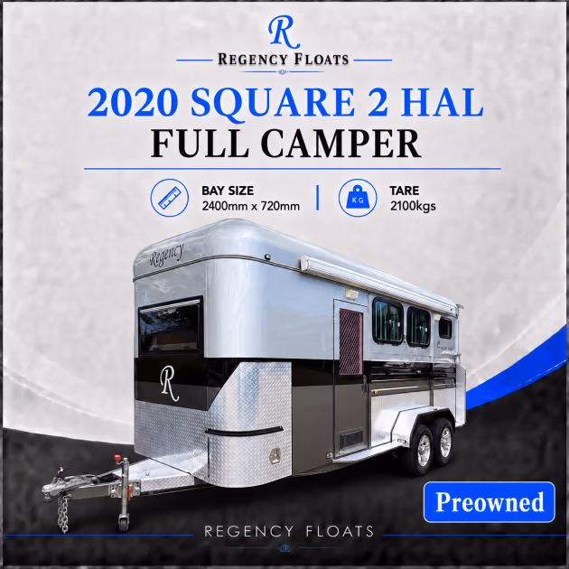 RF145| IN STOCK | PREOWNED 2020 Square 2 HAL Full Camper 2400mm x 720mm bay |