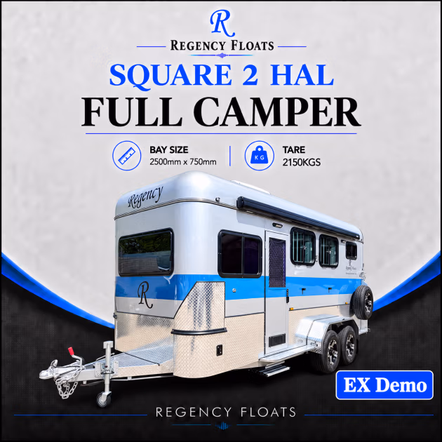 RF628| IN STOCK | Ex Demo Square 2 HAL Full Camper 2500mm x 750mm bay