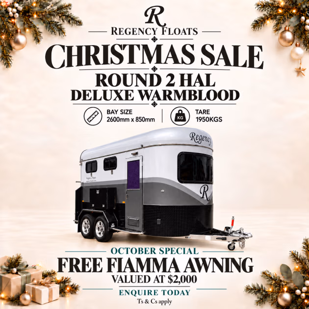 RF632 | IN STOCK | Round 2 HAL Deluxe Warmblood 2600mm x 850mm bays