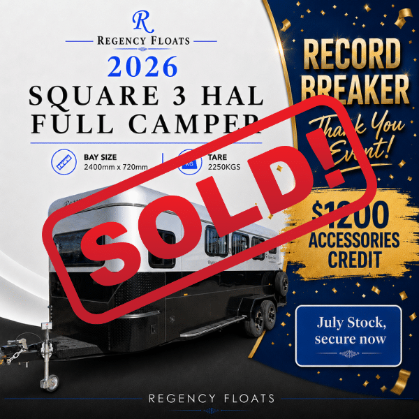 RF623 | JULY STOCK | Square 3 HAL Full Camper 2400mm x 720mm bay