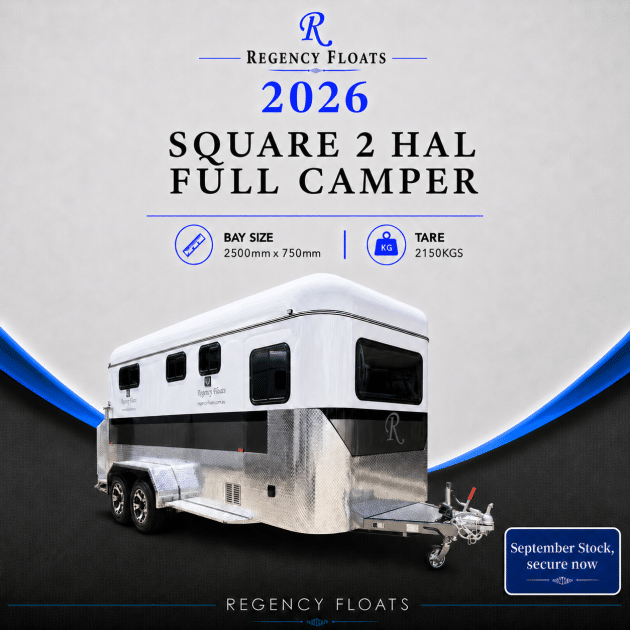 RF643 | SEPTEMBER STOCK | Square 2 HAL Full Camper 2500mm x 750mm bay