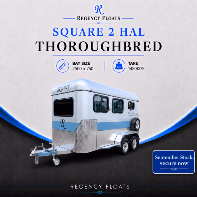 RF638 | SEPTEMBER STOCK | Square 2 HAL Thoroughbred 2500mm x 750mm bay