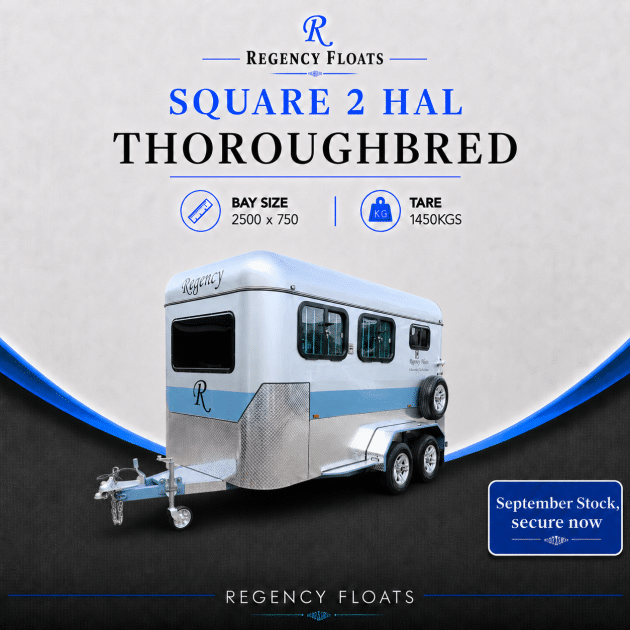 RF638 | SEPTEMBER STOCK | Square 2 HAL Thoroughbred 2500mm x 750mm bay