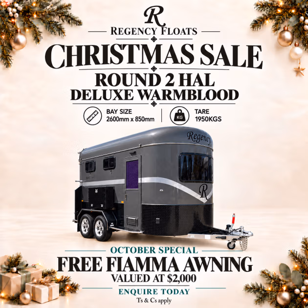 RF632 | IN STOCK | Round 2 HAL Deluxe Warmblood 2600mm x 850mm bays