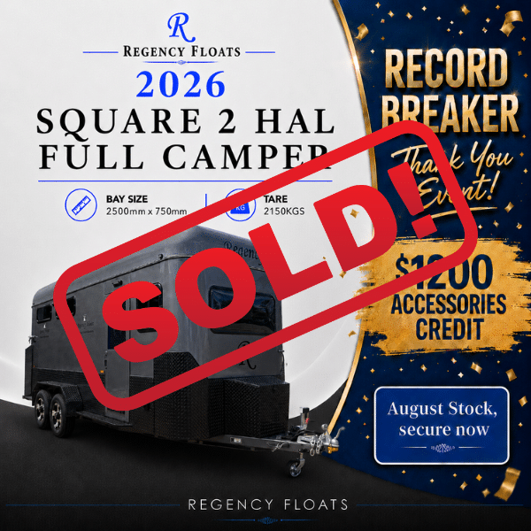 RF630| AUGUST STOCK | Square 2 HAL Full Camper 2500mm x 750mm bay