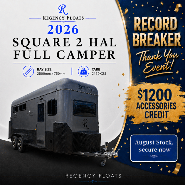 RF630| AUGUST STOCK | Square 2 HAL Full Camper 2500mm x 750mm bay
