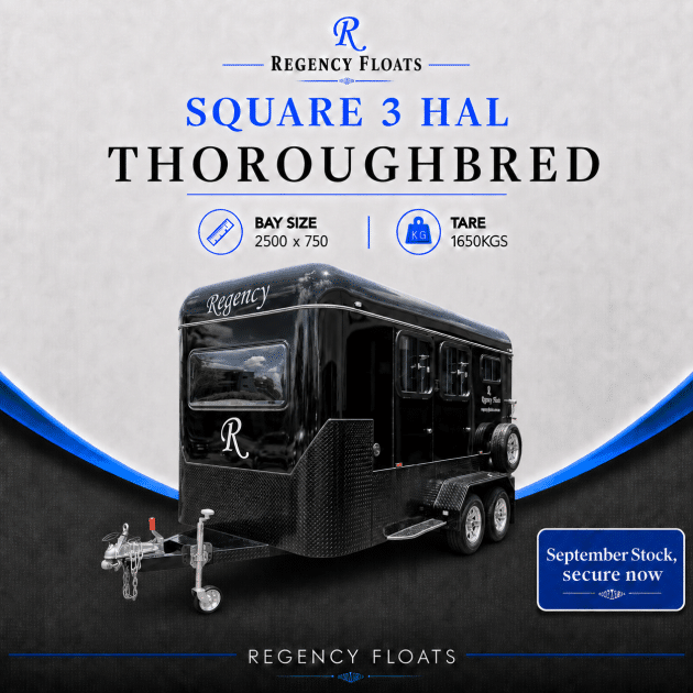 RF641 | SEPTEMBER STOCK | Square 3 HAL Thoroughbred 2500mm x 750mm bay