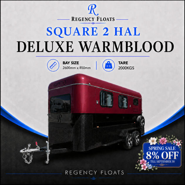 RF646| SEPTEMBER STOCK | Square 2 HAL Deluxe Warmblood 2600mm x 850mm bays