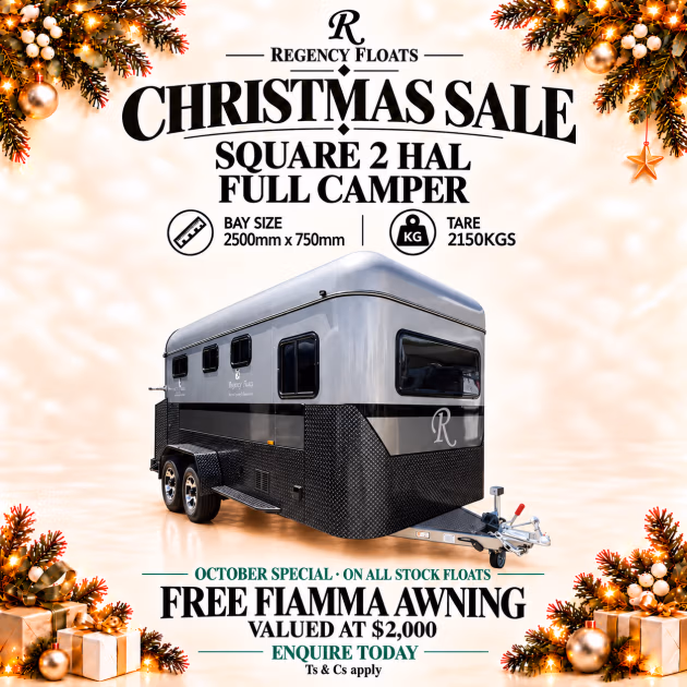 RF665| OCTOBER STOCK | Square 2 HAL Full Camper 2500mm x 750mm bay |