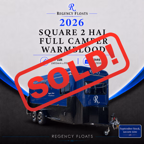 RF645a| SEPTEMBER STOCK | Square 2 HAL Full Camper 2600mm x 850mm bay |