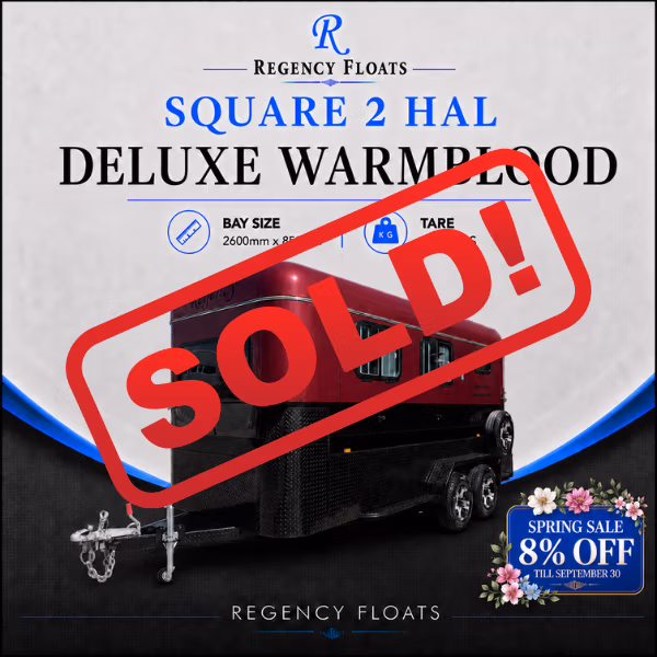 RF646| SEPTEMBER STOCK | Square 2 HAL Deluxe Warmblood 2600mm x 850mm bays