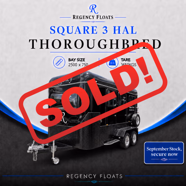 RF641 | SEPTEMBER STOCK | Square 3 HAL Thoroughbred 2500mm x 750mm bay