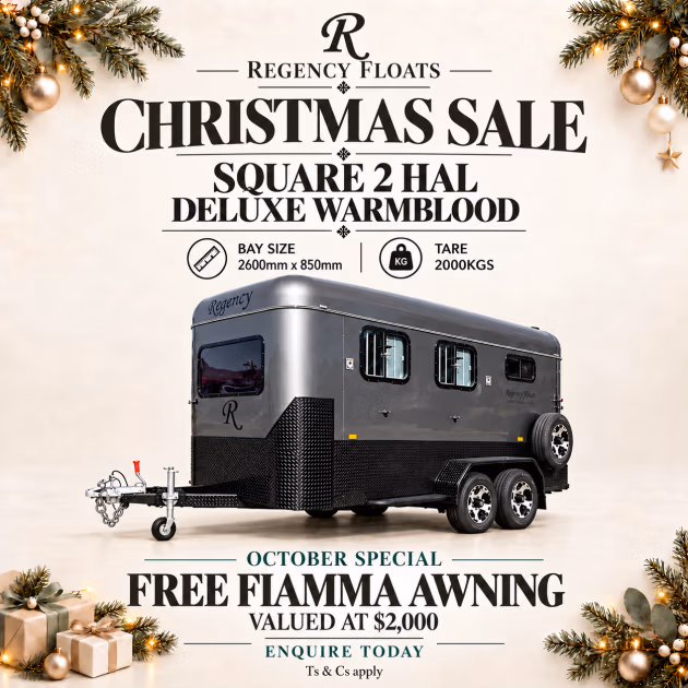 RF655| OCTOBER STOCK | Square 2 HAL Deluxe Warmblood 2600mm x 850mm bays