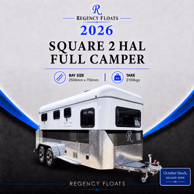 RF652| OCTOBER STOCK | Square 2 HAL Full Camper 2500mm x 750mm bay |