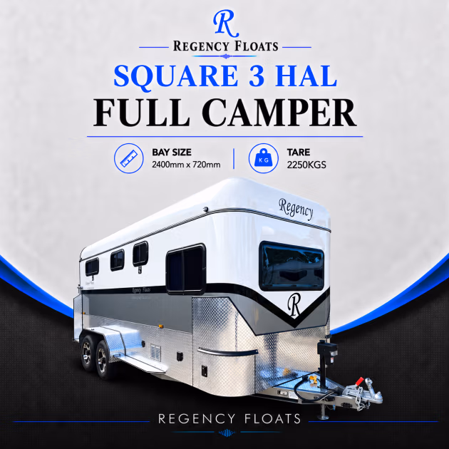 RF662| OCTOBER STOCK | Square 3 HAL Full Camper 2400mm x 720mm bay |