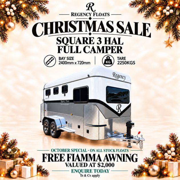RF662| OCTOBER STOCK | Square 3 HAL Full Camper 2400mm x 720mm bay |