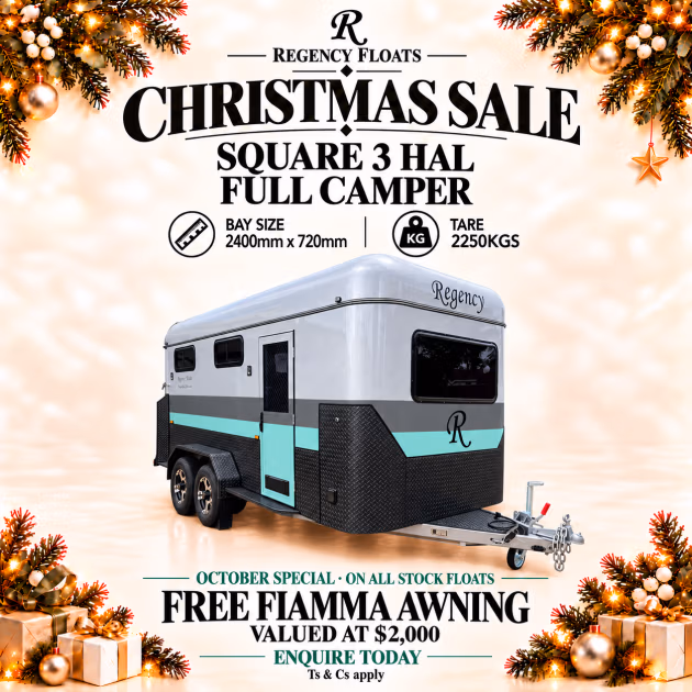 RF674| OCTOBER STOCK | Square 3 HAL Full Camper 2400mm x 720mm bay |