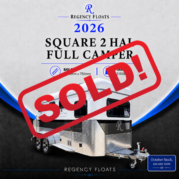 RF652| OCTOBER STOCK | Square 2 HAL Full Camper 2500mm x 750mm bay |