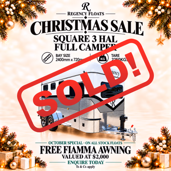 RF662| OCTOBER STOCK | Square 3 HAL Full Camper 2400mm x 720mm bay |