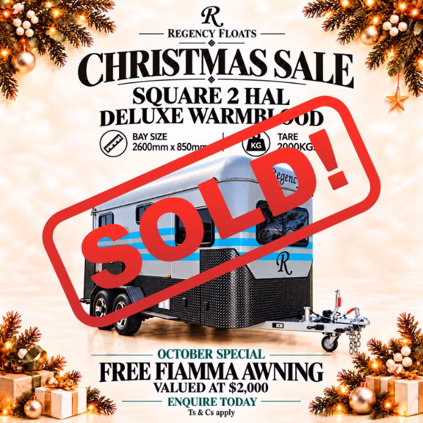 RF657| OCTOBER STOCK | Square 2 HAL Deluxe Warmblood 2600mm x 850mm bays