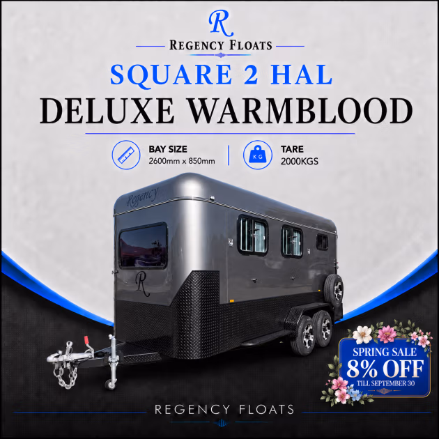RF655| OCTOBER STOCK | Square 2 HAL Deluxe Warmblood 2600mm x 850mm bays