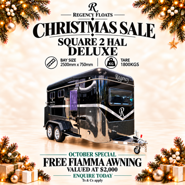 RF650| OCTOBER STOCK | Square 2 HAL Deluxe 2500mm x 750mm bays