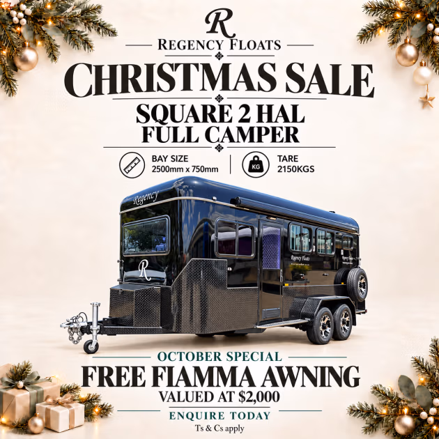 RF671| NOVEMBER STOCK | Square 2 HAL Full Camper 2500mm x 750mm bay |