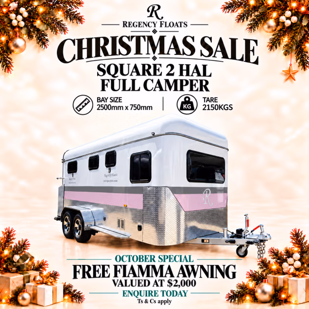 RF672| NOVEMBER STOCK | Square 2 HAL Full Camper 2500mm x 750mm bay |