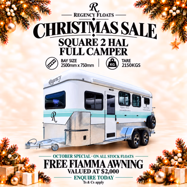 RF673| NOVEMBER STOCK | Square 2 HAL Full Camper 2500mm x 750mm bay | Internal Shower Room