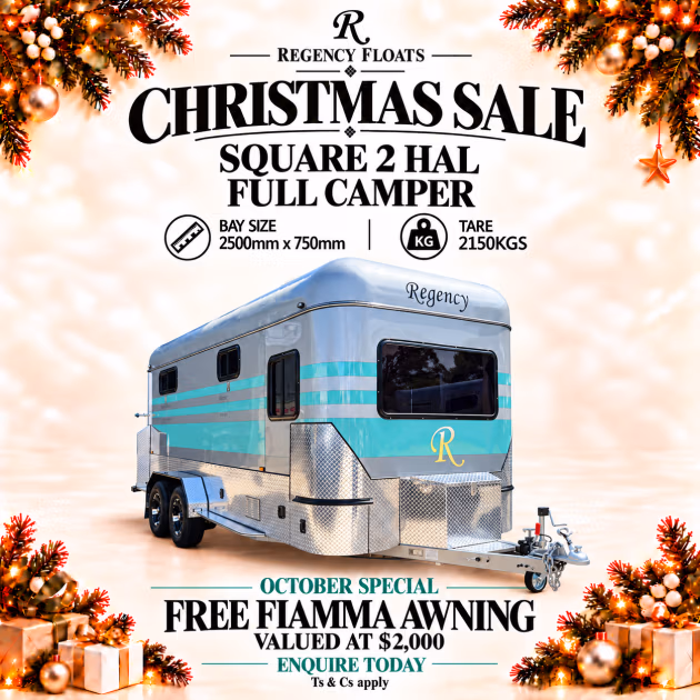 RF679| December STOCK | Square 2 HAL Full Camper 2500mm x 750mm bay | Internal Shower Room