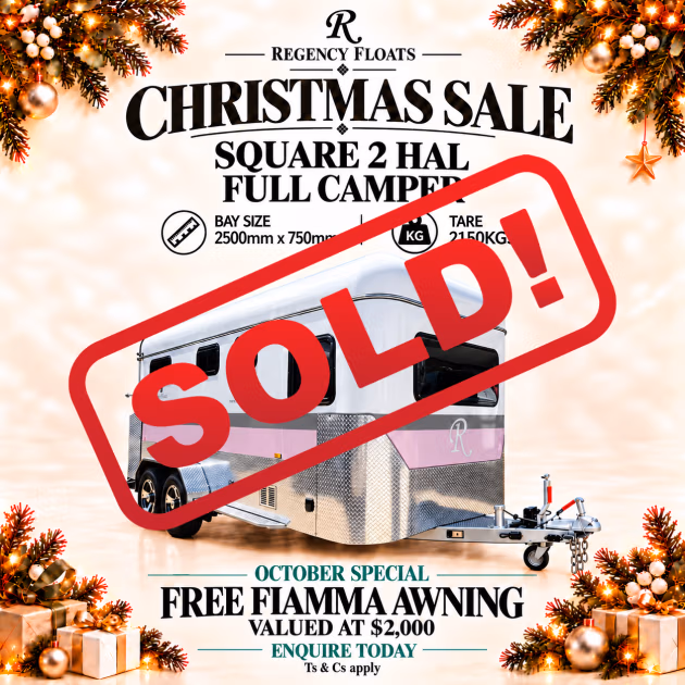 RF672| NOVEMBER STOCK | Square 2 HAL Full Camper 2500mm x 750mm bay | Internal Shower Room